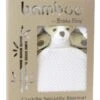 Bubba Blue Bamboo Bear Security Blanket White
