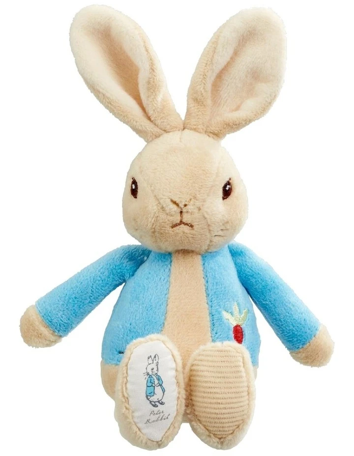 Beatrix Potter Peter Rabbit & Flopsy Bunny Plush Bean Rattle Plush Toy 1 Beatrix Potter Peter Rabbit & Flopsy Bunny Plush Bean Rattle Plush Toy