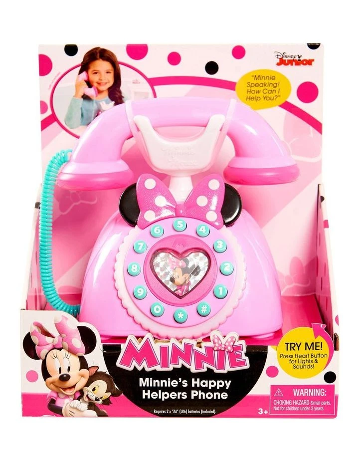 Disney Minnie Happy Helpers Rotary Phone 1 Disney Minnie Happy Helpers Rotary Phone