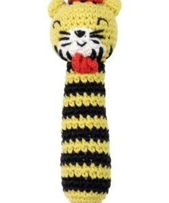 Weegoamigo Tricky Tiger Crochet Rattle