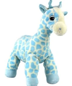 Korimco Twinkles Giraffe 16cm Rattle in Blue