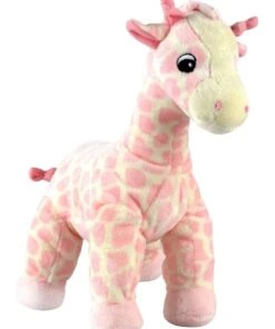 Korimco Twinkles Giraffe 16cm Rattle in Pink
