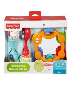 Fisher-Price Tambourine & Maracas Gift Set