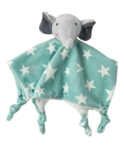 The Little Linen Company Elephant Star Lovie/Comforter in Green