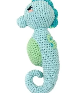 Weegoamigo Seahorse Crochet Rattle