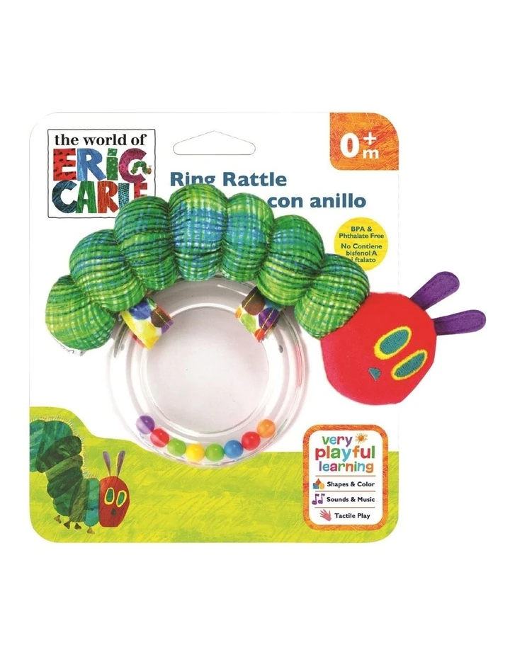 Very Hungry Caterpillar Caterpillar Ring Rattle 1 Very Hungry Caterpillar Caterpillar Ring Rattle