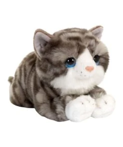 Korimco Cuddle Kitten Grey 32cm Plush Toy
