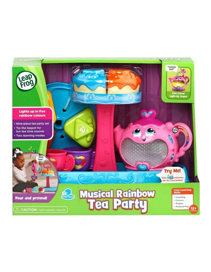 LeapFrog Musical Rainbow 9 Piece Tea Party Set 1 LeapFrog Musical Rainbow 9 Piece Tea Party Set