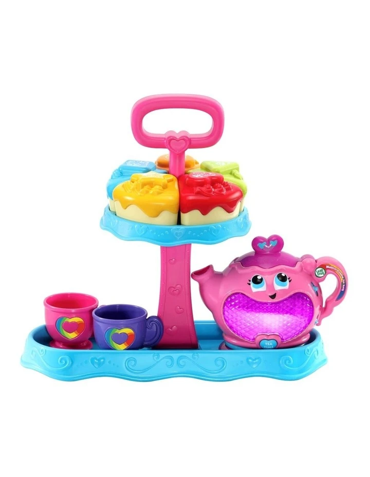 LeapFrog Musical Rainbow 9 Piece Tea Party Set 2 LeapFrog Musical Rainbow 9 Piece Tea Party Set - Image 2