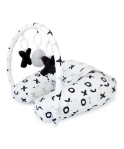 Babyhood Organic Nursing Pillow with Toybar