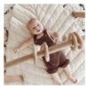 Cattywampus Leaf Cotton Play Mat - Oat