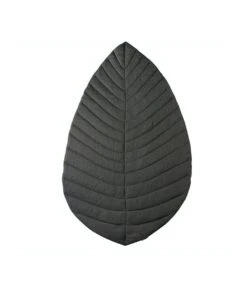 Cattywampus Leaf Cotton Play Mat - Grey