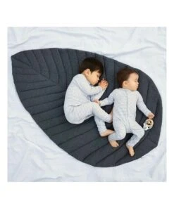 Cattywampus Leaf Cotton Play Mat - Grey -Cheap Toys Store 776516410 3 720x928