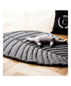 Cattywampus Leaf Cotton Play Mat - Grey -Cheap Toys Store 776516410 5 720x928