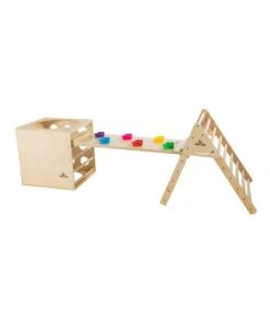 Jenjo Kids Hardwood ClimbA Pikler Foldable Frame 80cm High