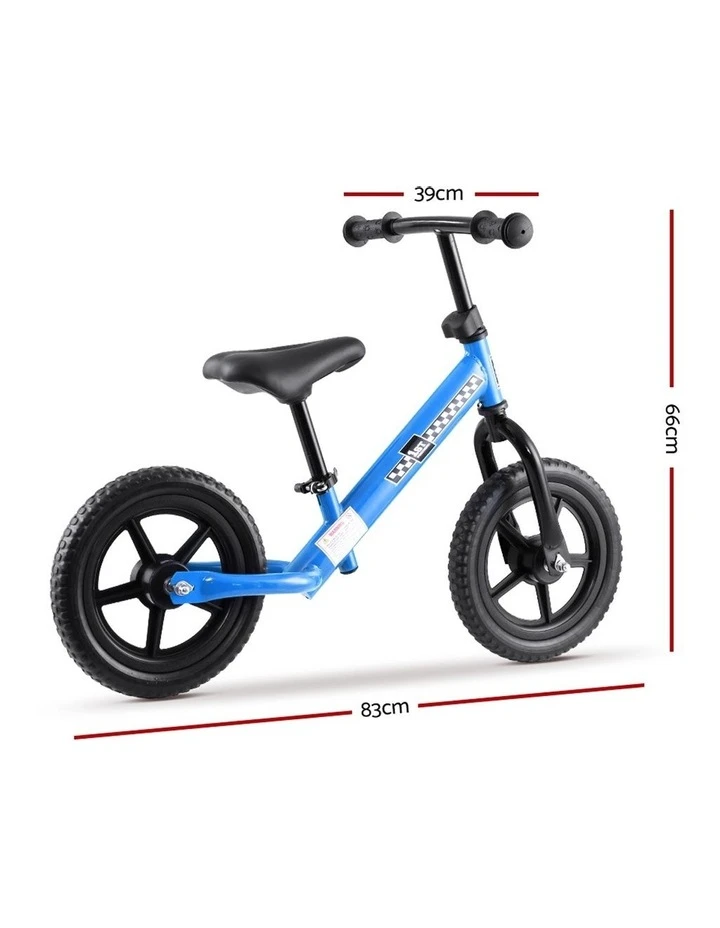 My Plaza Rigo Kids Balance Bike Ride On Toys Push Bicycle Wheels Toddler Baby 12" Bikes Blue 2 My Plaza Rigo Kids Balance Bike Ride On Toys Push Bicycle Wheels Toddler Baby 12" Bikes Blue - Image 2