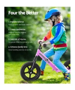 My Plaza Rigo Kids Balance Bike Ride On Toys Push Bicycle Wheels Toddler Baby 12" Bikes Pink -Cheap Toys Store 780378490 4 720x928