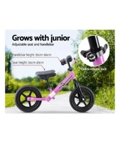 My Plaza Rigo Kids Balance Bike Ride On Toys Push Bicycle Wheels Toddler Baby 12" Bikes Pink -Cheap Toys Store 780378490 5 720x928