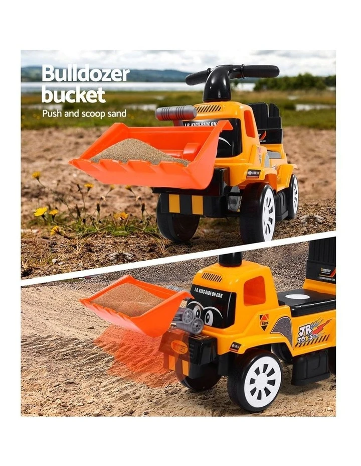 Keezi Kids Ride On Car Toys Truck Bulldozer Digger Toddler Toy Foot to Floor 4 Keezi Kids Ride On Car Toys Truck Bulldozer Digger Toddler Toy Foot to Floor - Image 4