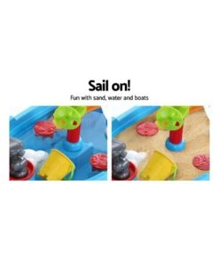 Keezi Kids Beach Sand and Water Toys Outdoor Table Pirate Ship Childrens Sandpit -Cheap Toys Store 780387490 4 720x928