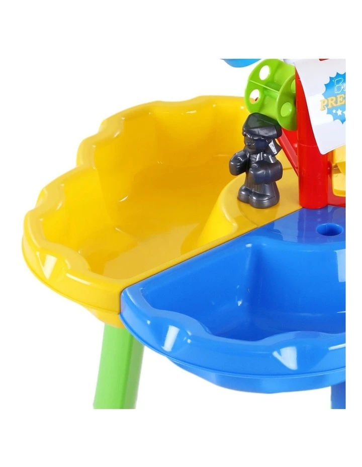 Keezi Kids Beach Sand and Water Sandpit Outdoor Table Childrens Bath Toys 3 Keezi Kids Beach Sand and Water Sandpit Outdoor Table Childrens Bath Toys - Image 3