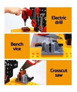 Keezi Kids Pretend Play Set Workbench Tools 54pcs Builder Work Childrens Toys 9 Keezi Kids Pretend Play Set Workbench Tools 54pcs Builder Work Childrens Toys -Cheap Toys Store 780387670 4 720x928