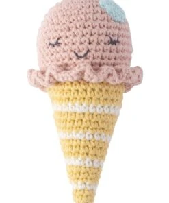 Weegoamigo Crochet Rattle Isla Ice Cream