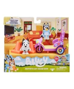 Bluey Figure & Vehicle Toy Pack