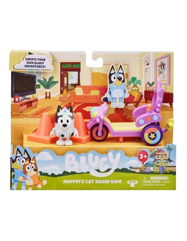 Bluey Figure & Vehicle Toy Pack 1 Bluey Figure & Vehicle Toy Pack