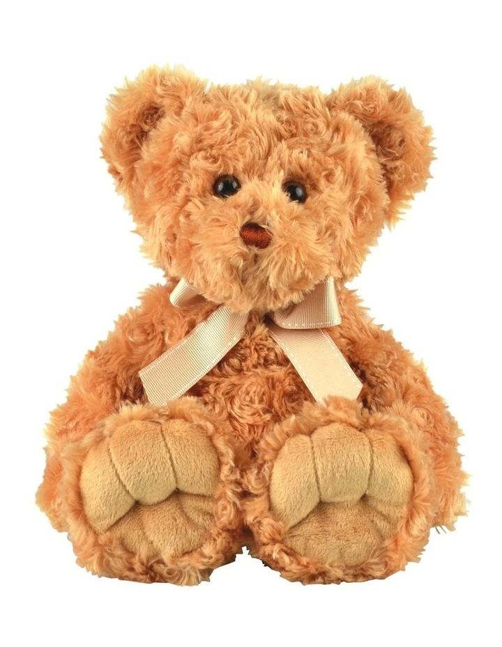 Korimco Max Teddy Bear 35cm Plush Toy in Brown 1 Korimco Max Teddy Bear 35cm Plush Toy in Brown