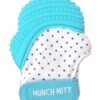Malarkey Kids Munch Mitt Teething Mitten Aqua Blue