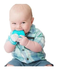 Malarkey Kids Munch Mitt Teething Mitten Aqua Blue -Cheap Toys Store 814340260 4 720x928