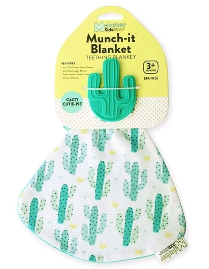 Malarkey Kids Munch-it Blanket Cacti Cutie 4 Malarkey Kids Munch-it Blanket Cacti Cutie - Image 4