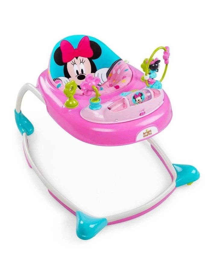 Bright Starts Disney Minnie Mouse Walker with Play Toy/Sound/Light for Baby/Toddler 1 Bright Starts Disney Minnie Mouse Walker with Play Toy/Sound/Light for Baby/Toddler
