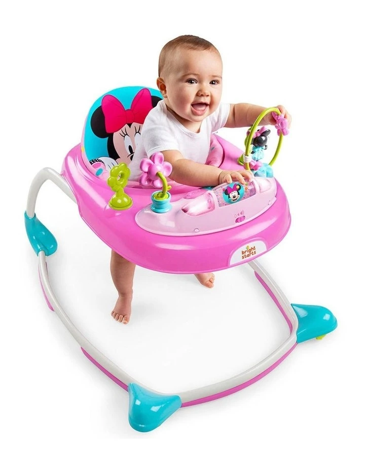 Bright Starts Disney Minnie Mouse Walker with Play Toy/Sound/Light for Baby/Toddler 4 Bright Starts Disney Minnie Mouse Walker with Play Toy/Sound/Light for Baby/Toddler - Image 4