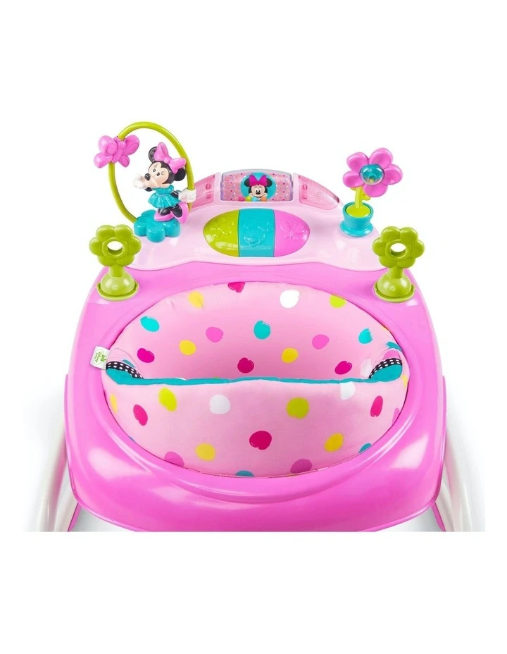 Bright Starts Disney Minnie Mouse Walker with Play Toy/Sound/Light for Baby/Toddler 7 Bright Starts Disney Minnie Mouse Walker with Play Toy/Sound/Light for Baby/Toddler - Image 7