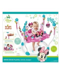 Bright Starts Bright Stars Disney Minnie Mouse Jumper withSounds/Lights/Toys/Tray for Baby -Cheap Toys Store 824450230 3 720x928