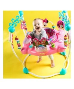 Bright Starts Bright Stars Disney Minnie Mouse Jumper withSounds/Lights/Toys/Tray for Baby -Cheap Toys Store 824450230 4 720x928