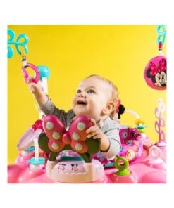 Bright Starts Bright Stars Disney Minnie Mouse Jumper withSounds/Lights/Toys/Tray for Baby -Cheap Toys Store 824450230 6 720x928
