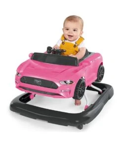 Bright Starts Ford Mustang 3-in-1 Baby/Toddler Walker Toys/Car Push 6-12m Pink -Cheap Toys Store 824451490 6 720x928