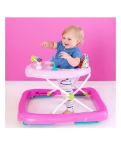 Bright Starts 70cm Pink Floral Friends Walker Play Sound/Light forBaby/Toddler -Cheap Toys Store 824452480 4 720x928