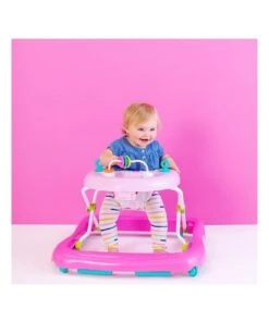 Bright Starts 70cm Pink Floral Friends Walker Play Sound/Light forBaby/Toddler -Cheap Toys Store 824452480 5 720x928