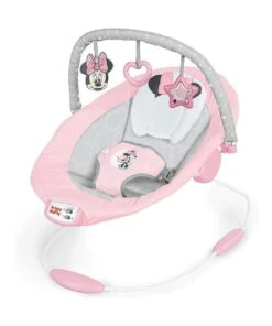 Bright Starts Minnie Mouse Rosy Skies Cradling Bouncer Baby/Infant/Girls 0m