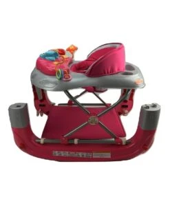 Aussie Baby Fuchsia Pink Car 2-in-1 Baby Walker & Rocker -Cheap Toys Store 835369210 5 720x928