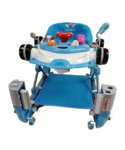 Aussie Baby Racing Car 4-in-1 Baby Walker & Rocker - Blue -Cheap Toys Store 835369570 4 720x928