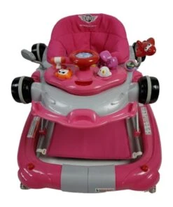 Aussie Baby Racing Car 4-in-1 Baby Walker & Rocker - Pink -Cheap Toys Store 835369660 4 720x928