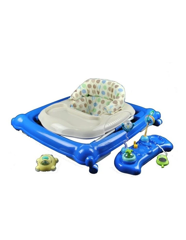 Aussie Baby Baby Walker Play Activity Centre - Blue 3 Aussie Baby Baby Walker Play Activity Centre - Blue - Image 3