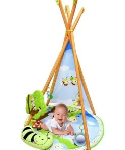 Aussie Baby Busy Bee Play Gym & Fun Teepee -Cheap Toys Store 835371640 4 720x928
