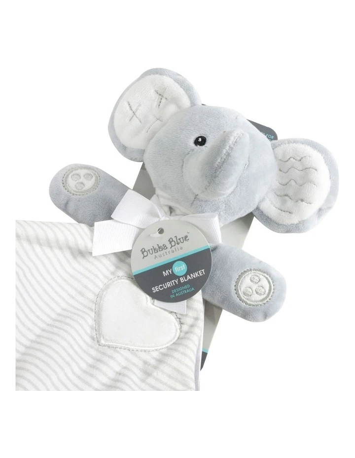 Bubba Blue Aussie & Zoo Animals Security Blanket - Elephant 3 Bubba Blue Aussie & Zoo Animals Security Blanket - Elephant - Image 3
