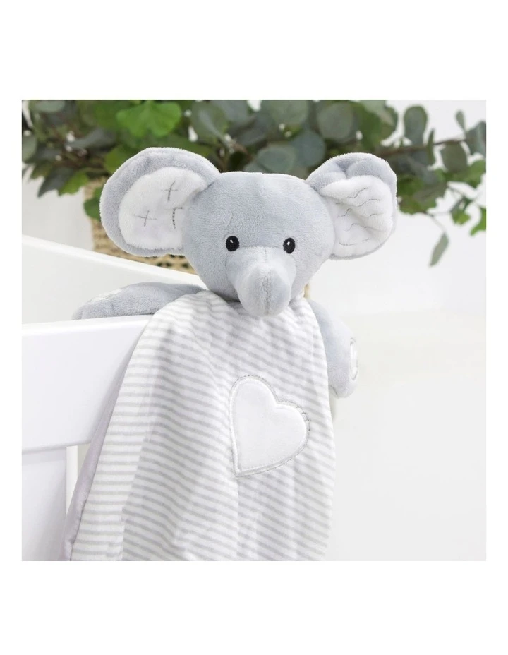 Bubba Blue Aussie & Zoo Animals Security Blanket - Elephant 4 Bubba Blue Aussie & Zoo Animals Security Blanket - Elephant - Image 4